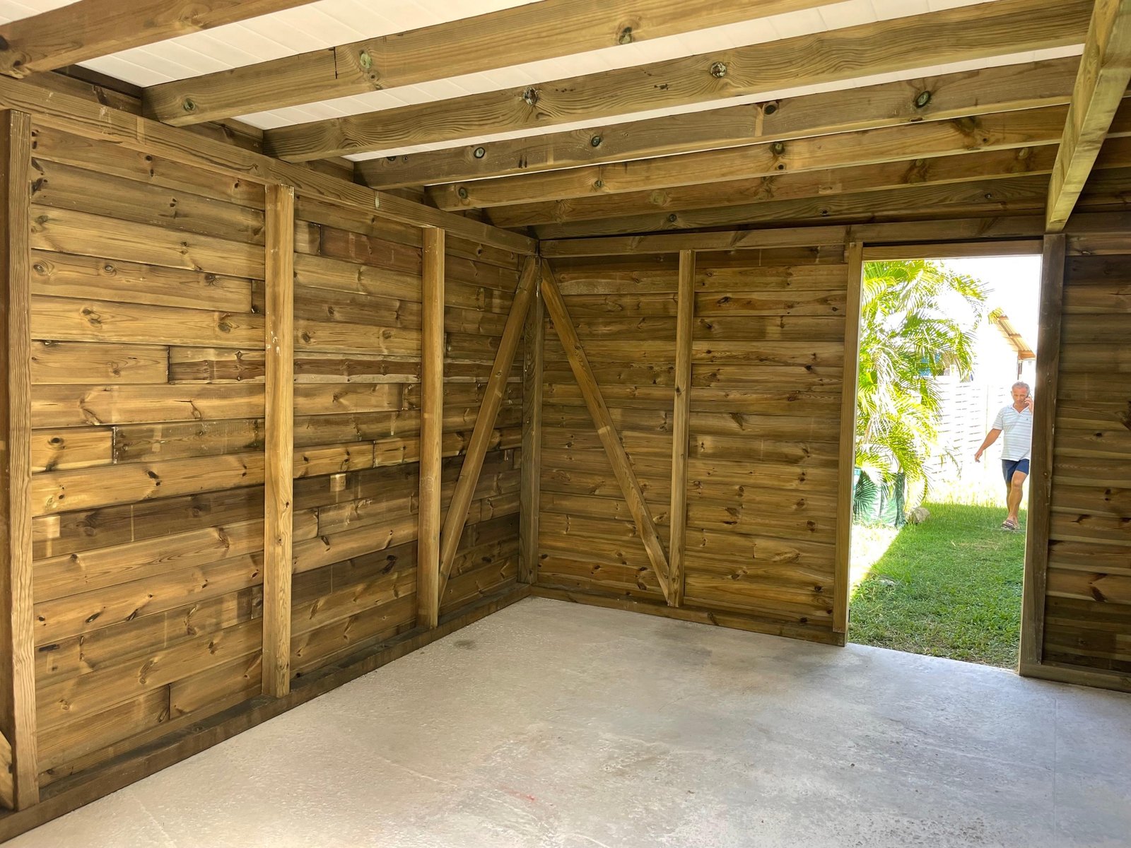 Structure intérieure d’une construction en bois
